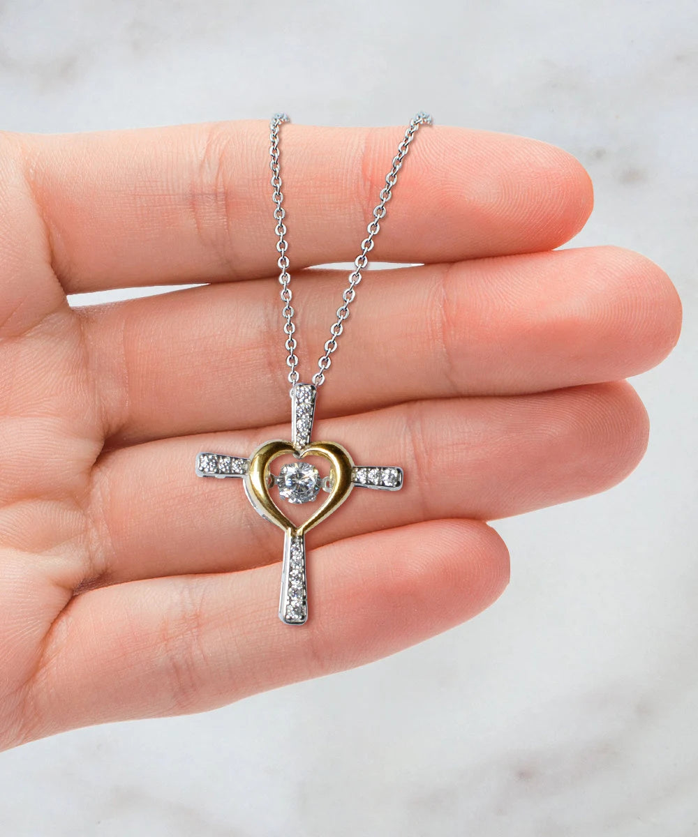 Gift to soul mate, cross necklace from husband